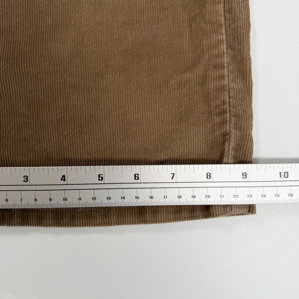 Levi's 514 Straight Fit Corduroy Pants Mens 40x30 Cotton Brown Solid Casual